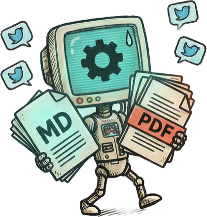 X Article Exporter tool illustration